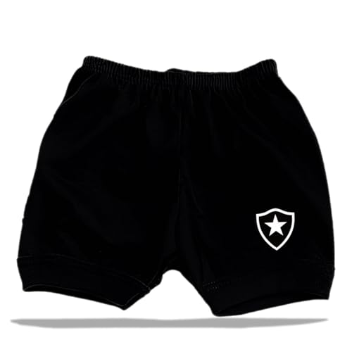 Conjunto Temático 4 Peças Bebê Menino Menina Botafogo Alvinegro Carioca 100% Algodão (Branco, G)