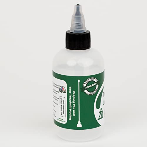 100% Silicone Treadmill Belt Lubricant - Made in The USA - with Both a Precision Twist Cap and an Application Tube for Easy, Full Belt Width Lubrication
