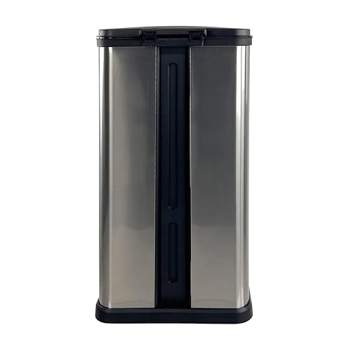 Caneca de basura para cocina 13.2 galones con pedal gris miniatura 6