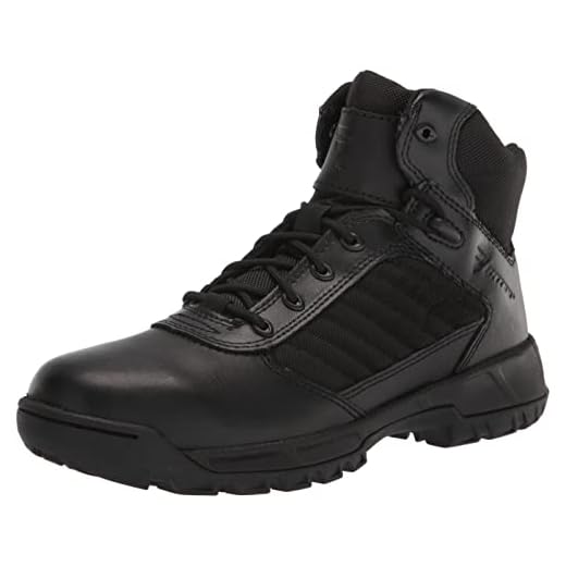 Bates Bota masculina Tactical Sport 2 Mid Side Zip Composite Toe Combat Boot, Preto, 11