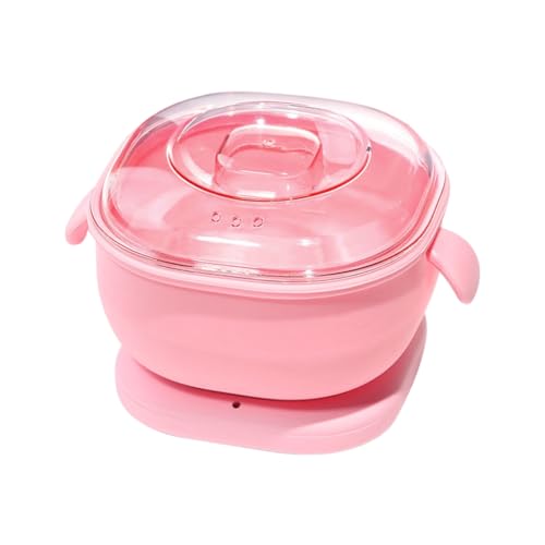 Faeymth Calentador de Silicona Portátil para, Calentador de Plegable, Máquina de Depilación, Depiladora Corporal, Parafina para Viajes, Enchufe Europeo