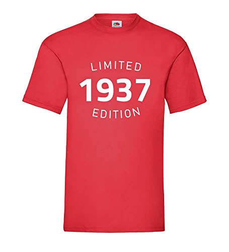 T-shirt homme 1937 Limited Edition rouge XXXL : en finir avec les hauts trop serrés