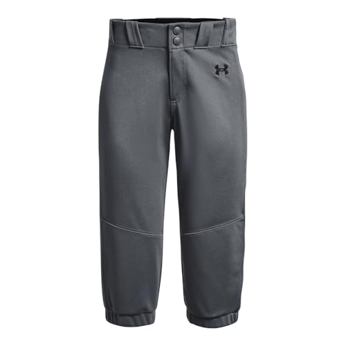 Pantalon softball Under Armour anti déchirure pour fille taille XL gris
