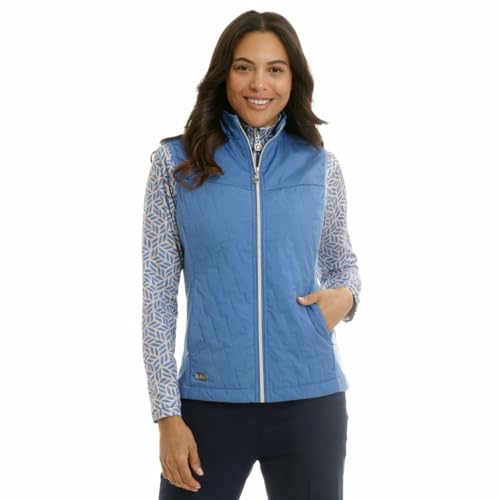 Gilet matelassé femme Island Green rembourré et thermique contre le froid