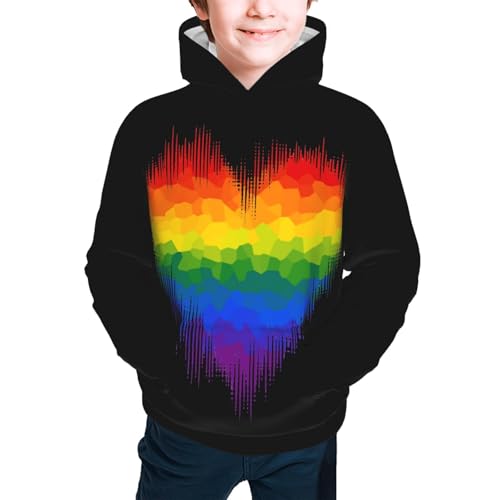 LGBT Rainbow Gay You are my everything pride day Hoodie Youth Hooded Sweatshirt 3D Digital Printed With Pockets Tops