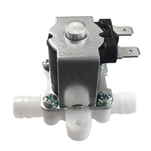 aoixbcuroc Válvula solenoide eléctrica Herramienta de conmutación de Flujo de Entrada de Fácil instalación Fabricado en y Metal Adapta a la válvula de Flujo del de de Cover