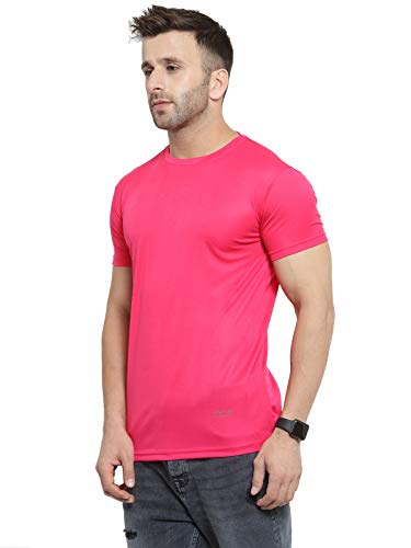 Image of AWG ALL WEATHER GEAR Men's Round Neck Half Sleeves, Lightweight Quick Dry Regular Dry Fit Sports T-shirt