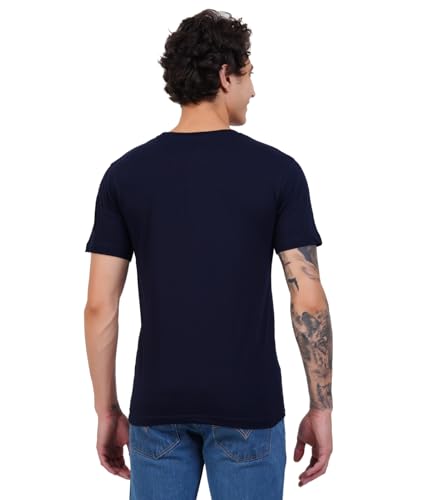Image of Men's Super Combed Cotton Round Neck Half Sleeve T-Shirt | Soft Breathable Cotton Fabric | Stylish Comfortable Wearfor Men | Quality Regular Fit