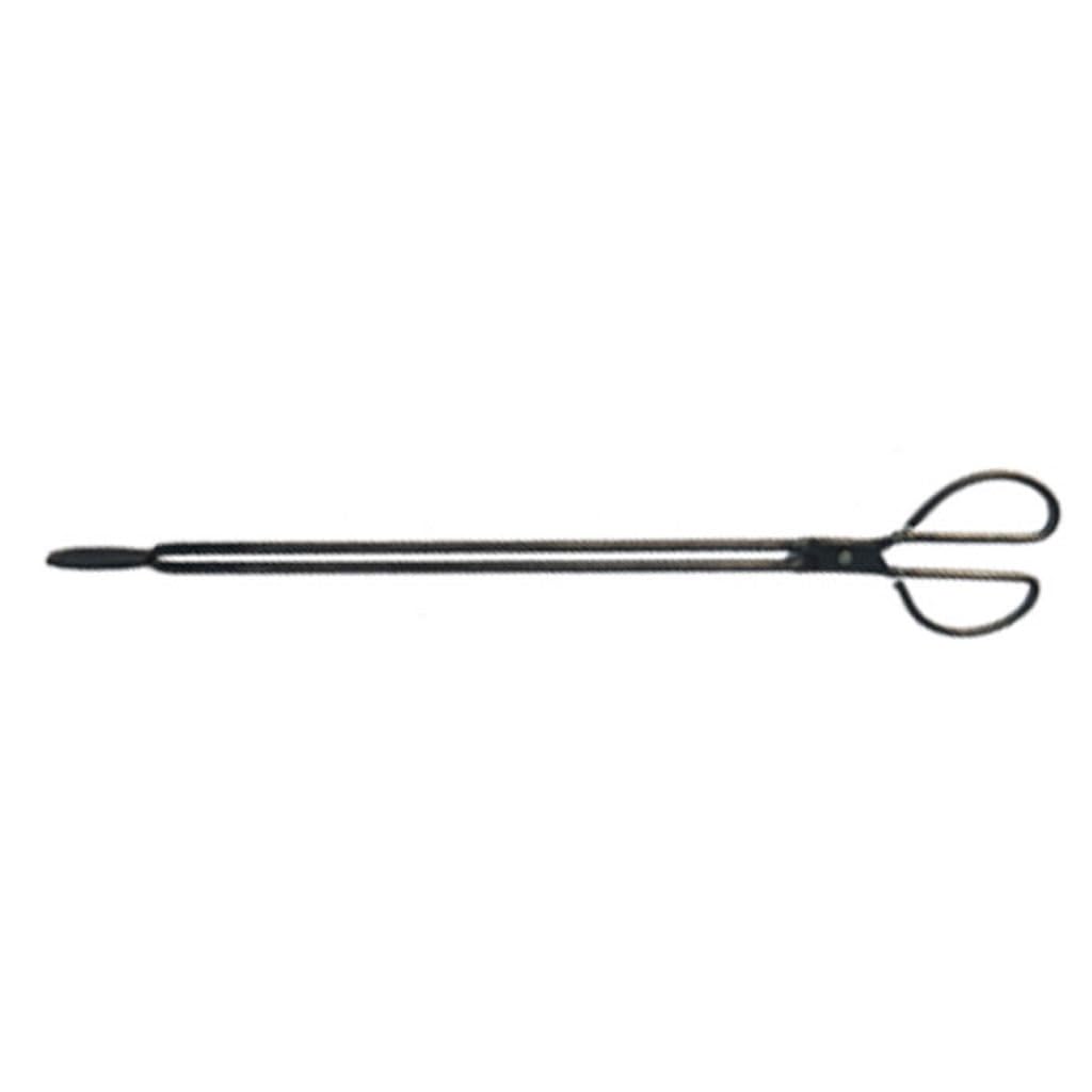 Pinza multifunzionale a testa piatta, pinza for carbone da campeggio e da cucina for caminetti, picnic e barbecue
