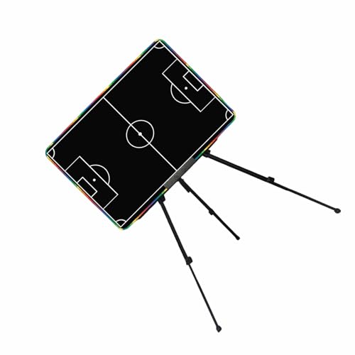 Tablero estratégico de fútbol con soporte de exhibición de 28 pulgadas Funciones de borrado y gancho para instrucciones claras para los jugadores Reuniones de entrenamiento Tablero de entrenamiento