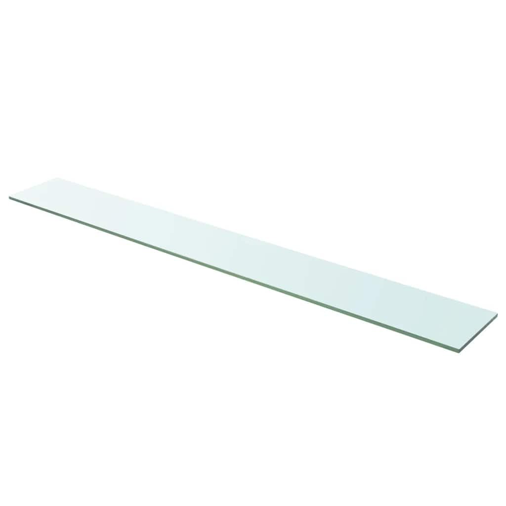 Étagère en verre trempé transparent idéal pour salon et boutique