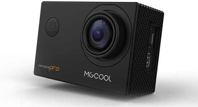 MGCOOL Explorer Pro Action Camera - Interpolated 4K, IP68, Sony IMX179 Image Sensor, 170-Degree Lens, 1050mAh, App Control, 16MP