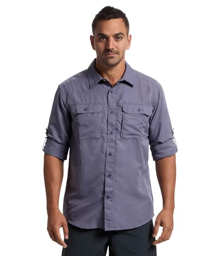Mountain Hardwear Men's Canyon Long Sleeve Shirt, Dusted Sky, S