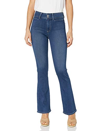 PAIGE Women's Petite Manhattan High Rise Boot Jean, Ronan, 24