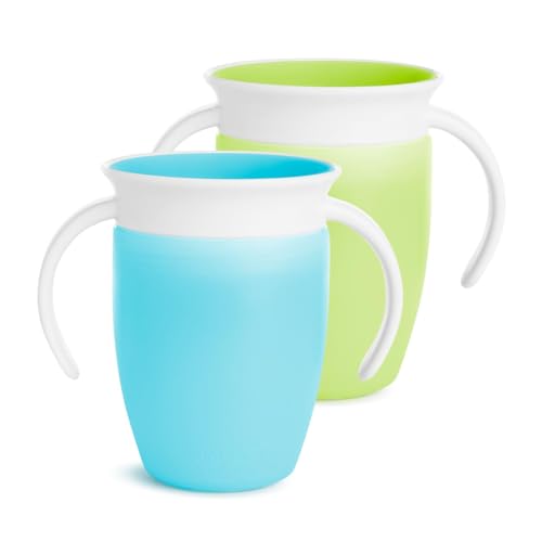 Munchkin Miracle 360 Tasse à Bec | Entraîneur Bébé & Tout-Petits | Sans BPA | Sans Déversement...
