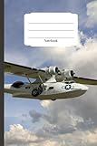 World War II Catalina Airplane Notebook: Blank Lined Notepad - World War II Catalina Themed Airplane Notebook