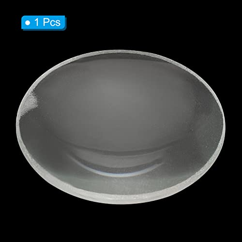 Image of PATIKIL 2 inch (50mm) Focal Length Double Convex Lens, 30mm Diameter 5mm Height Glass Optically Polished Round Edges Lens for Physics Experiment, Clear