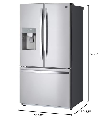 Image of Kenmore 75035 25.5 cu. ft. French Door refrigerator, Stainless Steel