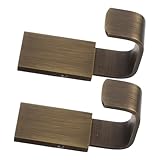 Style rétro élégant : design en laiton vintage apporte un look classique et à n'importe quelle pièce, idéal pour ajouter une touche d'élégance, cintres, crochets muraux de