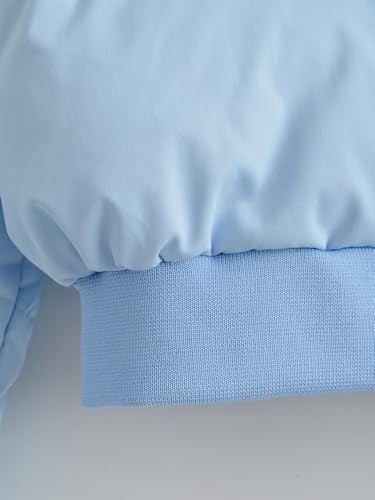 Chic Light Gray Cropped Quilted Puffer Jacket for Women – Perfect Winter Companion! - Image 7