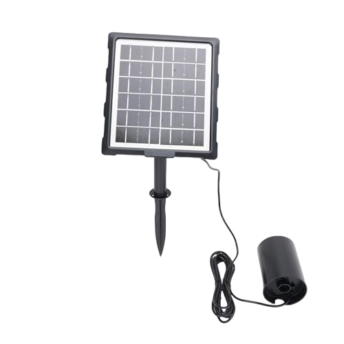Solaraquarium Sauerstoff Luftpumpe, Solarteich Sauerstoff Sauerstoffbelüftung Pumpe mit 3 Modi 60H Laufzeit Abs Solarpanel Wassersauerstoffpumpe