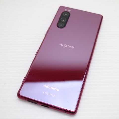 Amazon | SIMフリー Xperia5 SO-01M docomo レッド | Xperia