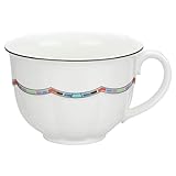  Villeroy & Boch Kaffeetasse Izmir Bone China 16 ounces Weiß oder Elfenbein Klassiker Porzellan Tasse Suppe gegossen