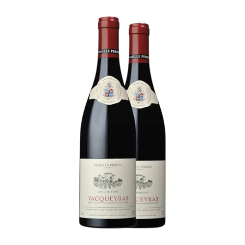 Famille Perrin Les Christins Rouge Vacqueyras 75 cl Vino tinto (Caja de 2 Botellas de 75 cl)