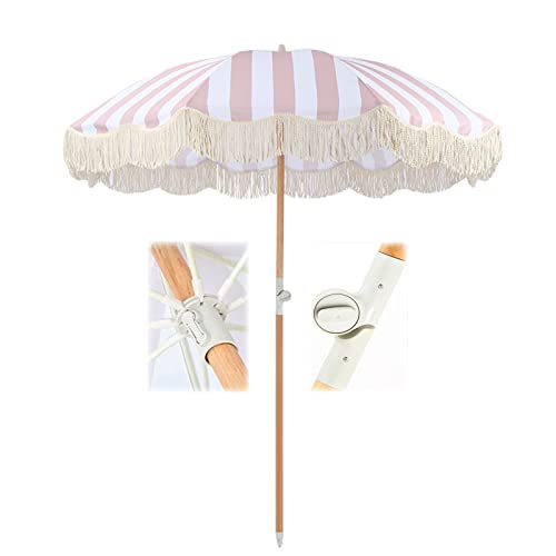 Parasol 2m inclinable anti-coup de soleil pour vacances à la plage