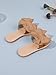 GORGLITTER Girl's Summer Slides Sandals Cute Fashion Trendy Vacation Bow Round Open Toe Dress Flat Sandals Apricot 2.5