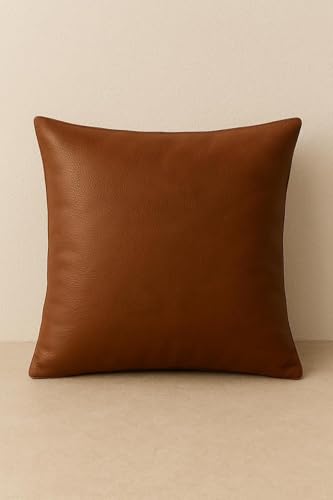 Image of Bean Bag Cover for Adults & Kids with Side Pocket - Soft Cover, Versatile for Living Room, Bedroom, Gaming & Relaxation | Cover Only (Free Pillow, No Beans) (Brown, XXL)