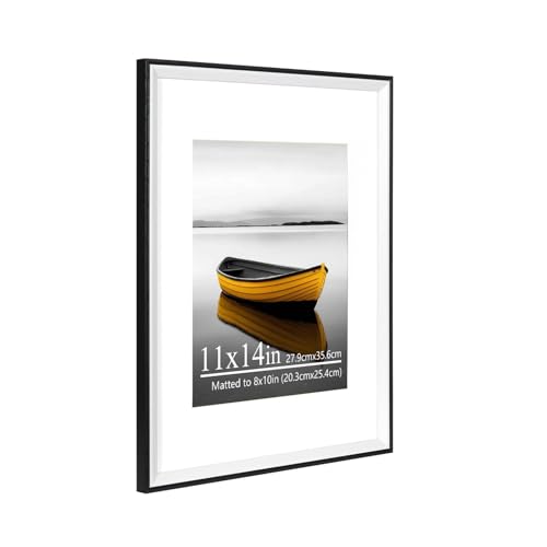 Baoee 11x14 Black white Picture Framephoto frame with acrylic glass Poster Frame