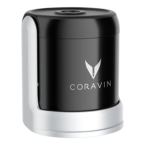 Coravin Sektstopper | Champagner einschenken und Ihren Sekt wochenlang frisch halten | 2er-Pack | Schwarz Cover