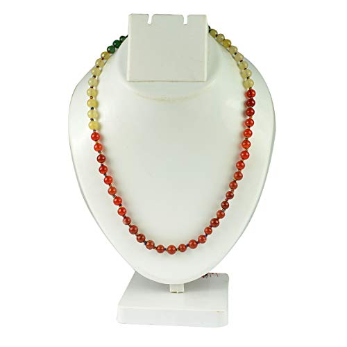 Image of Reiki Crystal Products Natural Reiki Feng-Shui Mala Necklace 6 mm Crystal Stone 108 Bead Jaap Mala for Men and Women