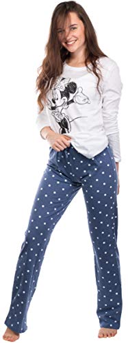Brandsseller-Damen-Schlafanzug-Zweiteilig-Pyjama-Freizeitanzug-Set-mit-Motiven-im-Stil-von-Minnie-Mouse