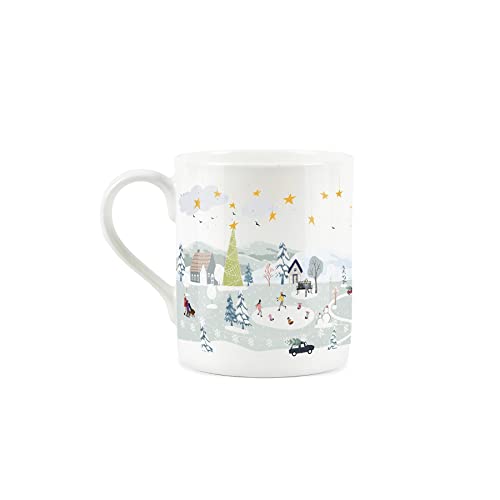 Purely Home Ice Skating Winter Scenes Christmas Eve Hot Chocolate - Image 2