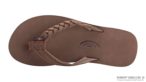 Image of Rainbow Sandals Kid's Single Layer Premier Leather Flirty Braidy