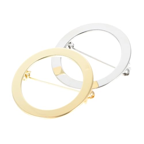 Clips de cadena de bufanda COHEALI accesorio de ropa para mujer pasador de camisas y capas 2 uds