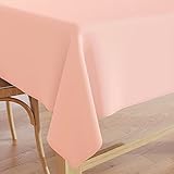 cubre mantel rosa palo TEJIDO - 100% algodón Tejido de color liso teñido al mercurio en 180 grs. de peso (medio-pesado), que cubre bien la mesa y crea un ambiente elegante. El tejido de media panamá da más brillo y un aspecto más rico.