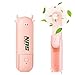YULIN SUN® Ventilatore Portatile Ventilatore USB Ventilatore da Tavolo A Batteria Ventilatore Tascabile Piccolo mini Ventilatore con Power bank -Rosa
