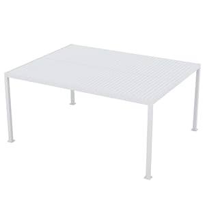 Kozyard Outdoor Louvered Pergola Sun Shade Aluminum Pergola Rainproof Gazebo with Adjustable Roof for Outdoor Deck Patio Garden Yard (White, 12ft x 16ft) Kozyard Outdoor Louvered Pergola Sun Shade Aluminum Pergola Rainproof Gazebo with Adjustable Roof for Outdoor Deck Patio Garden Yard White 12ft x 16ft