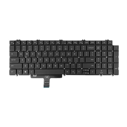 Teclado Dell Precision 15 3590 soluciona teclas rotas o desgastadas versión US