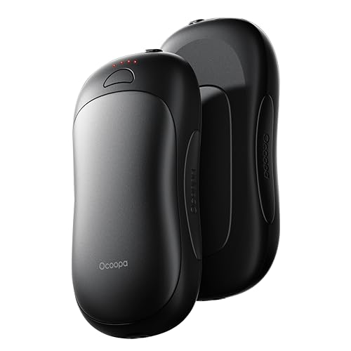 OCOOPA AI Smart Magnetic Double-Sided Heating Hand Warmers Rechargeable 2 Pack,10000mAh Electric Heater, Larger Warming Surface, 4 Heat Levels, Max 136°F, Men Gifts for Christmas,UT3 PRO Chi