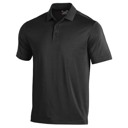 Polo de golf Under Armour T2 Green noir de haute qualité en XL