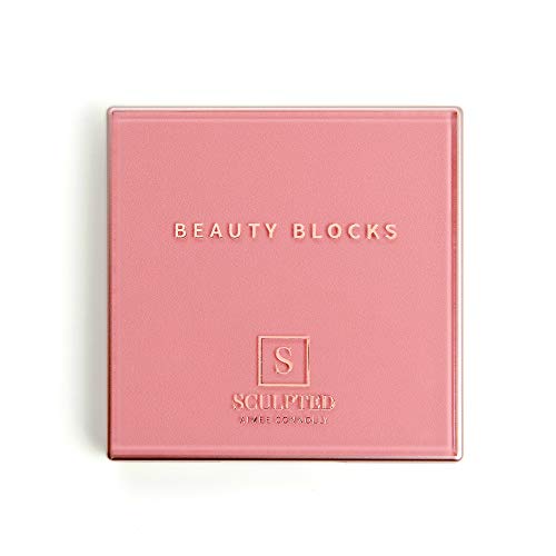 Beauty Blocks 4-in-1 Face Palette from Sculpted by Aimee (Light) - Vegan Bronzer, Blusher, Powder & Cream Highlighters to Define and Glow - Image 3