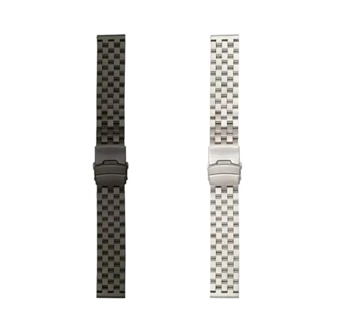 Bracelet de montre en acier inoxydable massif premium avec outils réglables