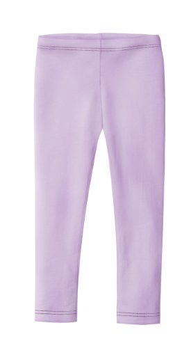 Made in USA Girls Leggings 100% Cotton for School Uniform Sports Coverage or Play Perfect for Sensitive Skin or SPD Sensory Friendly Clothing, Lavender, 16