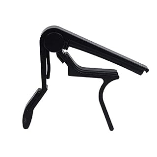 TuDu Déclencheur de Alliage à une seule main Capodastre pour guitare Changement rapide, Noir - Les Beatles, Paul McCartney, John Lennon, RIngo Starr, George Harrison TuDu Déclencheur de Alliage à une seule main Capodastre pour guitare Changement rapide, Noir – Image 5