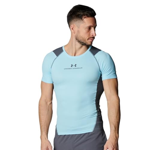 UNDER ARMOUR(アンダーアーマー) トレーニングベースレイヤー UAアイソチル ベント コンプレッション ショートスリーブ シャツ メンズ