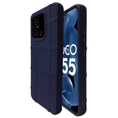 Image of amazon basics Basic Case for Mi Redmi 12C 4G (Thermoplastic Polyurethane Blue)